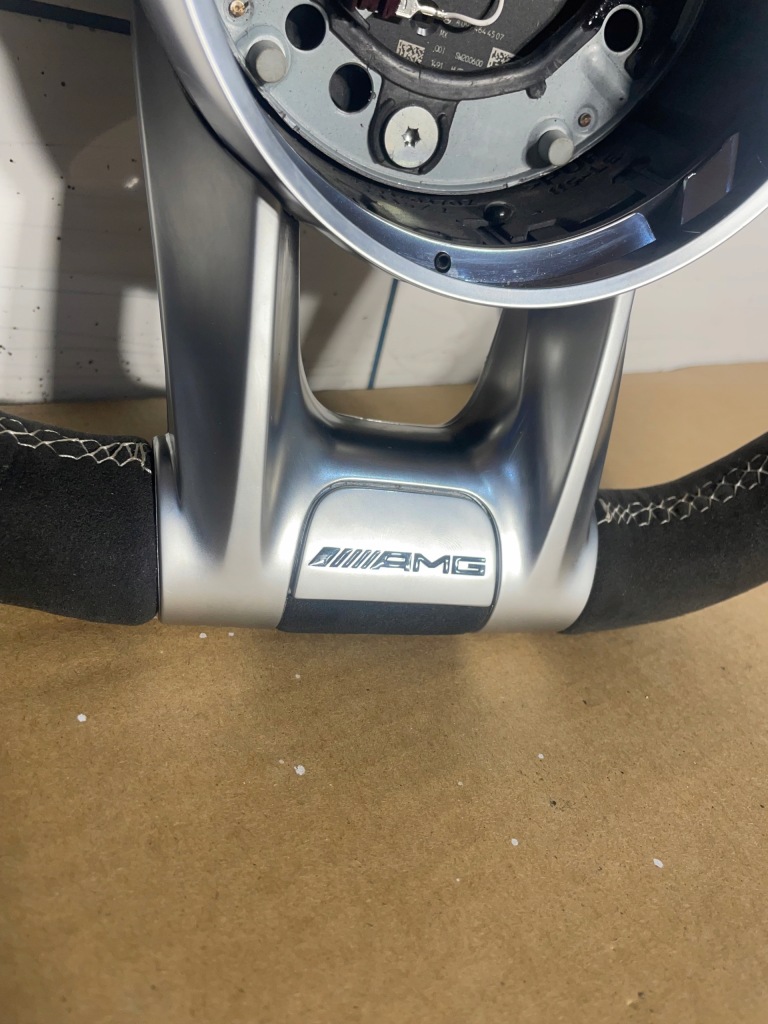 фото №8, Mercedes w222 w205 w257 w213 w177 воздуховод amg alcantara лепестки переключения 63 amg