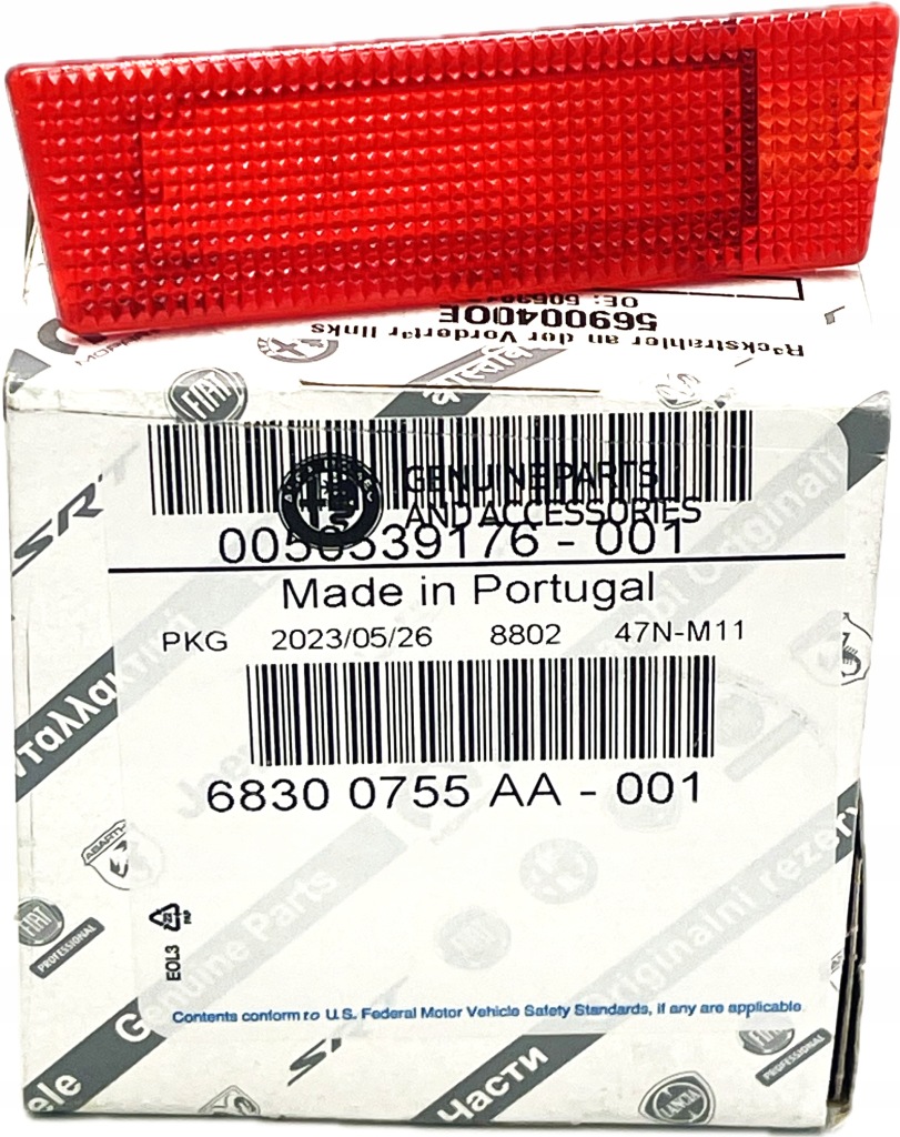 фото №1, Стекло отражатель дверь левый перед водителя alfa romeo stelvio giulia fca оригинальный номер