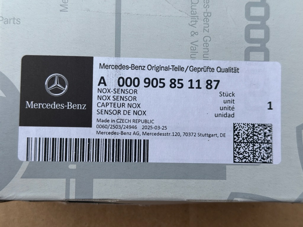 Купить Mercedes vito w447 датчик датчик nox a0009058511 oem