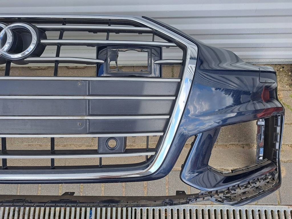 фото №6, Бампер перед передній audi a6 s6 c8 4k s-line решітка радіатора