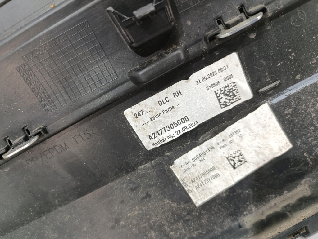 Mercedes gla eqa 247 молдинг двері правий перед правий задній om комплект хром Доставка