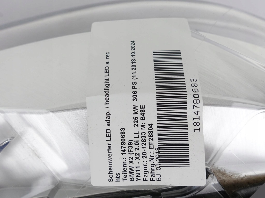 фото №15, Bmw x2 f39 full led l + p полный europa лампа