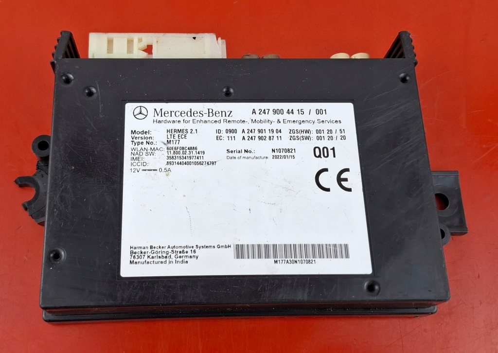 Купить Mercedes модуль emergency call telematic sos a2479004415 a2479011904