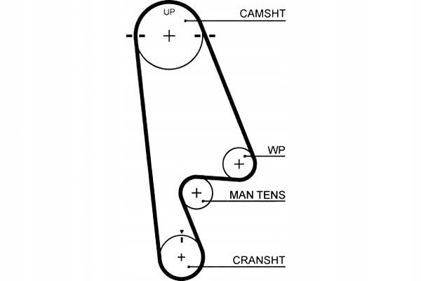 фото №1, Gates ремінь розподільного валу honda accord v, accord vi, od