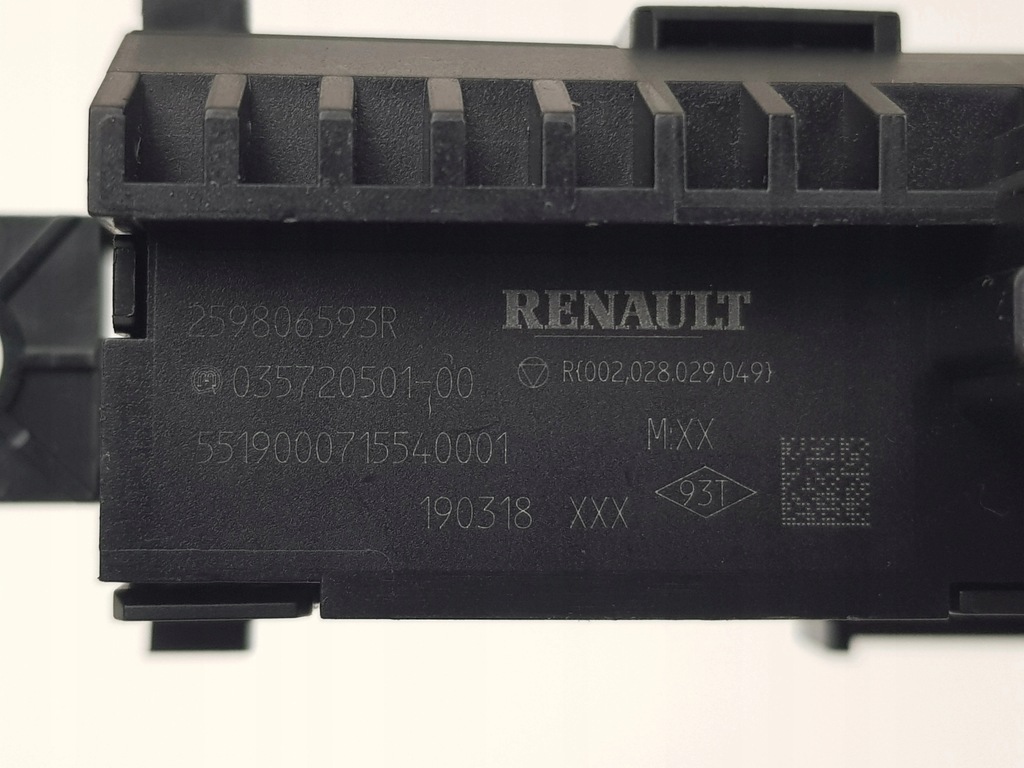 фото №10, Панель керування перемикач регулювання світла спідометра renault captur ii