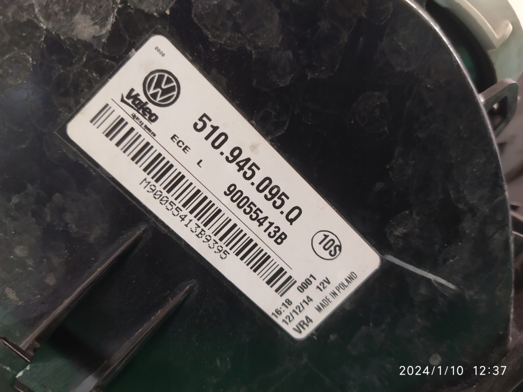 фото №11, Лампа левая задняя задняя vw golf 7 vii sportsvan 510945095q 14r