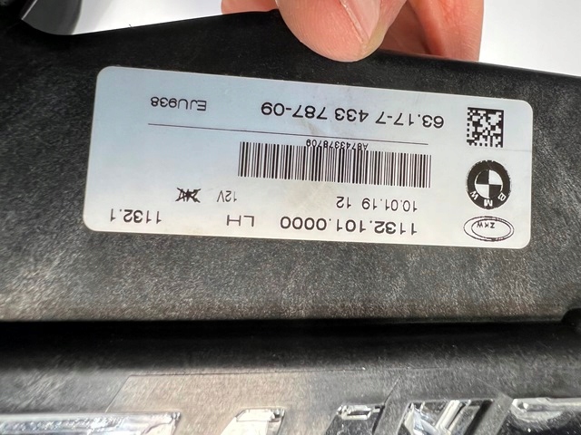 фото №8, Bmw 5 g30 g31 противотуманная фара led drl 892250253 левый