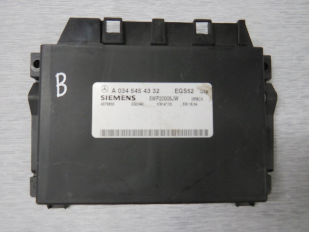 фото №1, Mercedes модуль коробки передач a0345454332