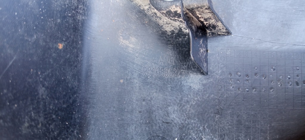 фото №15, Citroen c5 aircross 17- молдинг накладка крила правий перед 9816835277