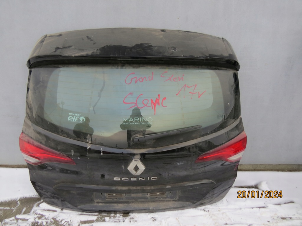 фото №3, Renault scenic iii grand кришка багажника задня