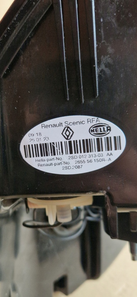 фото №9, Лампа задняя левая renault grand scenic iv 4 europa