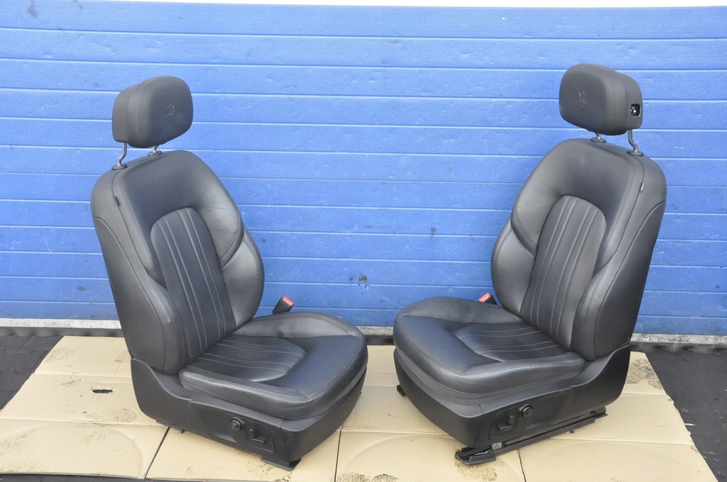 фото №6, Maserati ghibli iii сиденья заднее сиденье обшивки кожа 14r