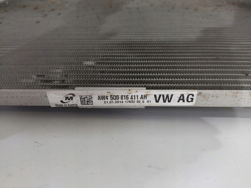 фото №8, 5q0816411ah оригинальная радиатор кондиционера skoda octavia 2013-2017r