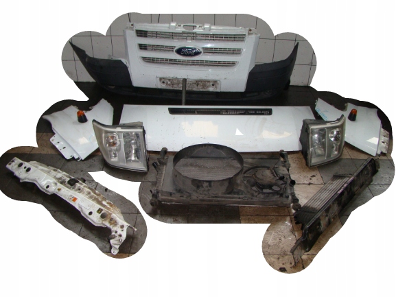 фото №1, Transit mk7 2.2 перед kompletny капот бампер лампа