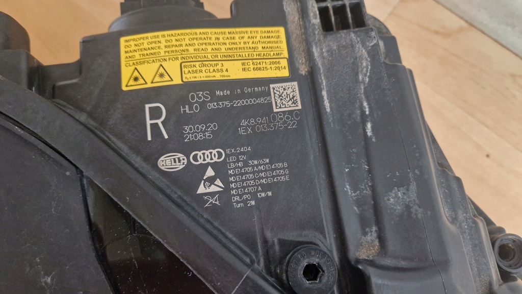 фото №7, Фара лампа audi a7 s7 rs7 rs6 4k8941086c