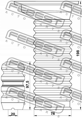 фото №2, Захист відбійники амортизатора перед do toyota corolla
