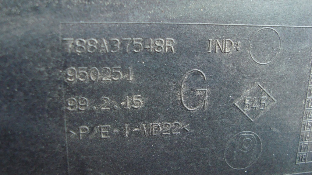 фото №3, Накладка крыла задняя левый renault megane rs iii