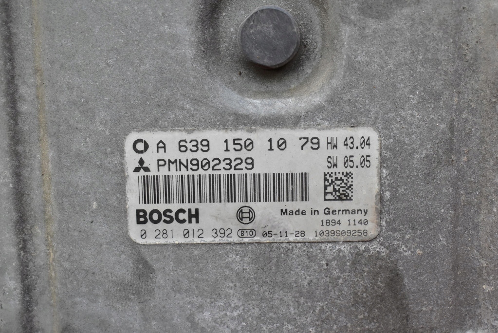 Блок керування двигуна a6391501079 0281012392 smart forfour 1 i 1.5 dci 95 km Зі Шроту