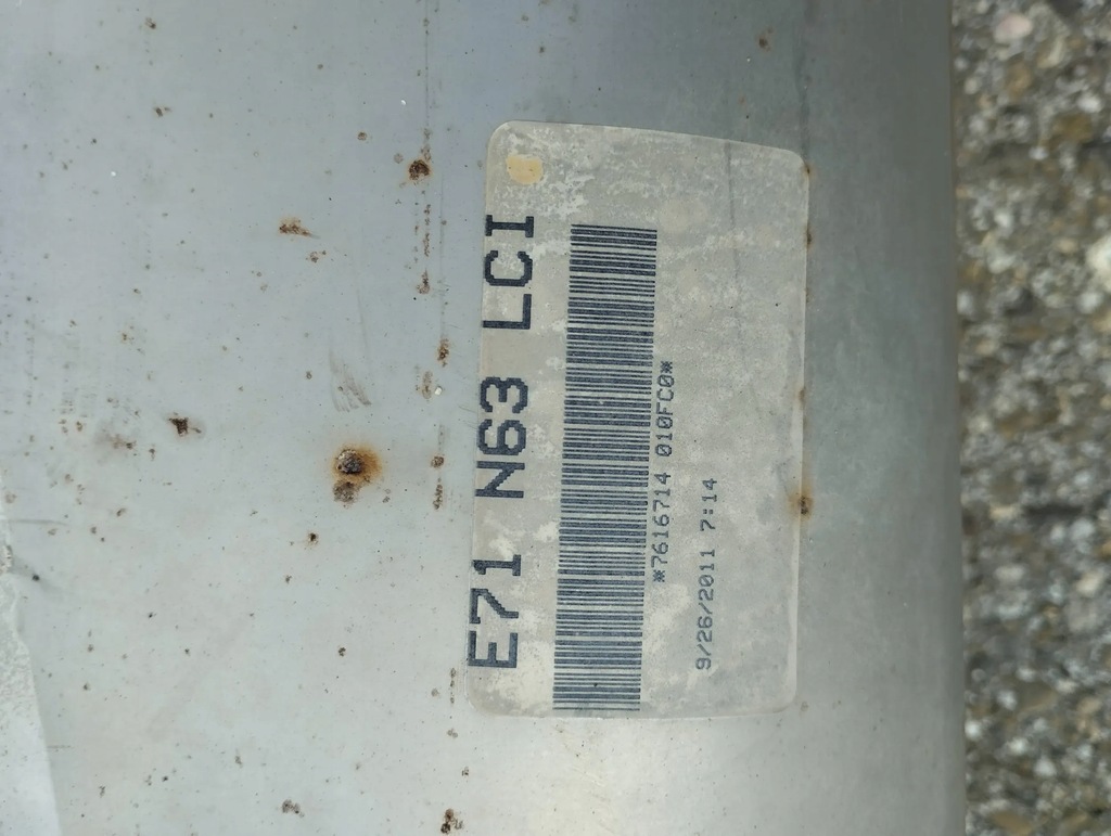 фото №8, Bmw x6 e71 4.4 v8 выхлоп гаситель 7616714