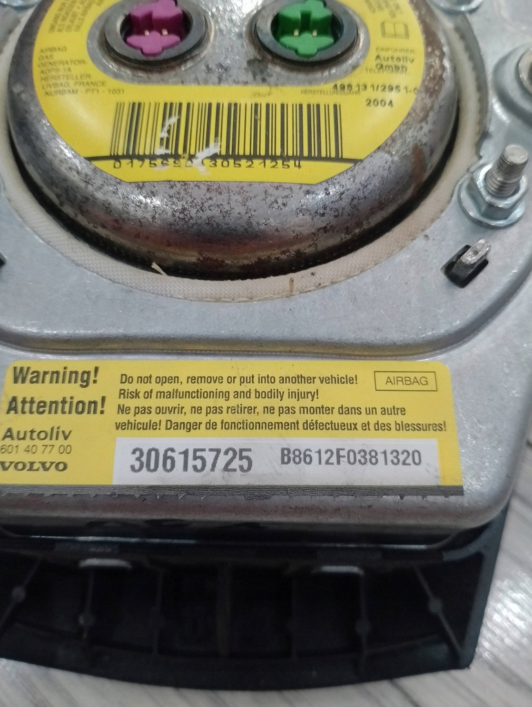 фото №12, Volvo v50 подушка подушка безпеки водія 30615725 #