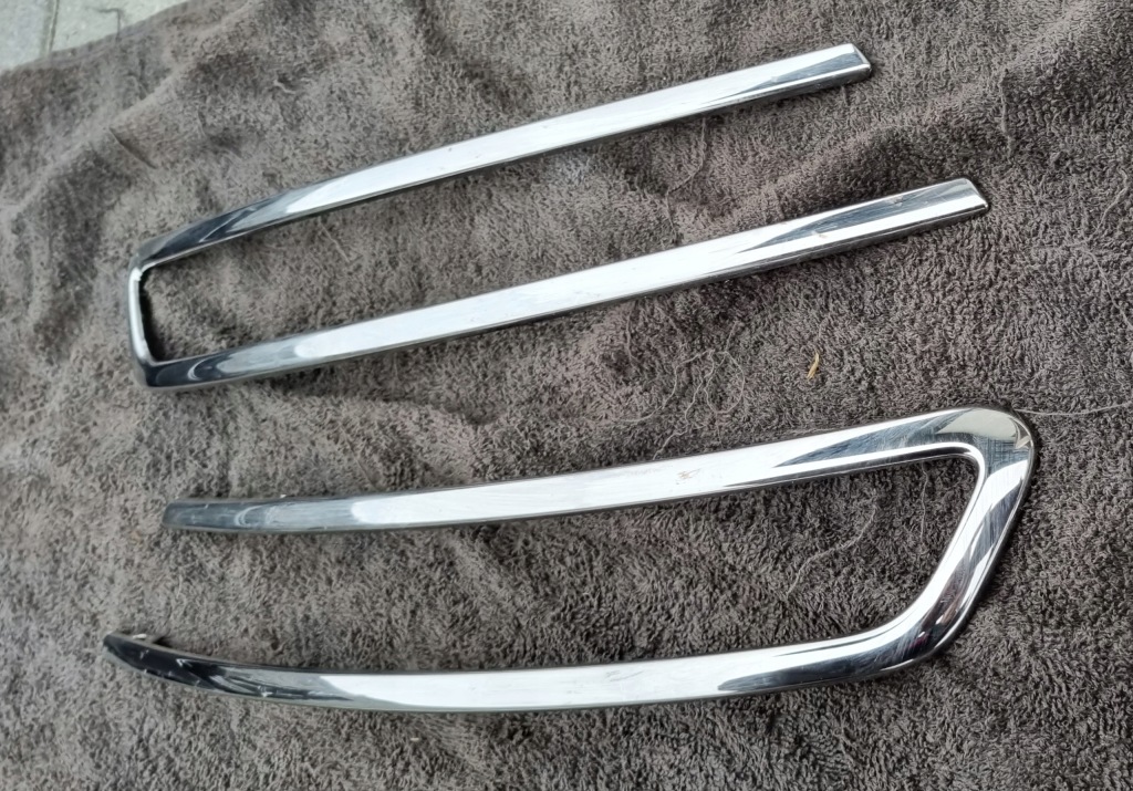 фото №2, Berlingo iii 4 рамка накладка левая правая хром led