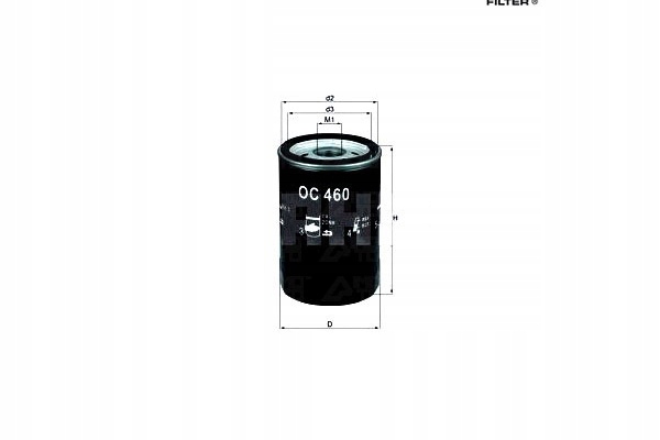 фото №1, Knecht oc 460 фильтр масла