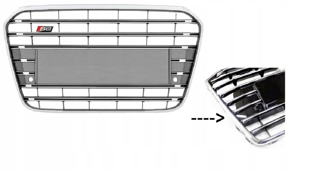 фото №1, Решітка радіатора решітка радіатора перед audi a6 4f c6 11-14 s6