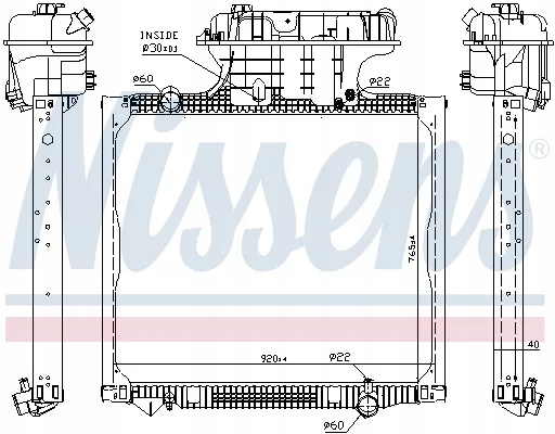 фото №12, Радиатор двигателя - система охлаждение двигателя [niss
