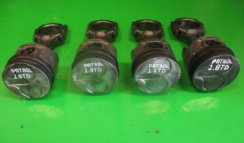 фото №1, Поршень + шатун 2.8td nissan patrol y60 gr 22j40