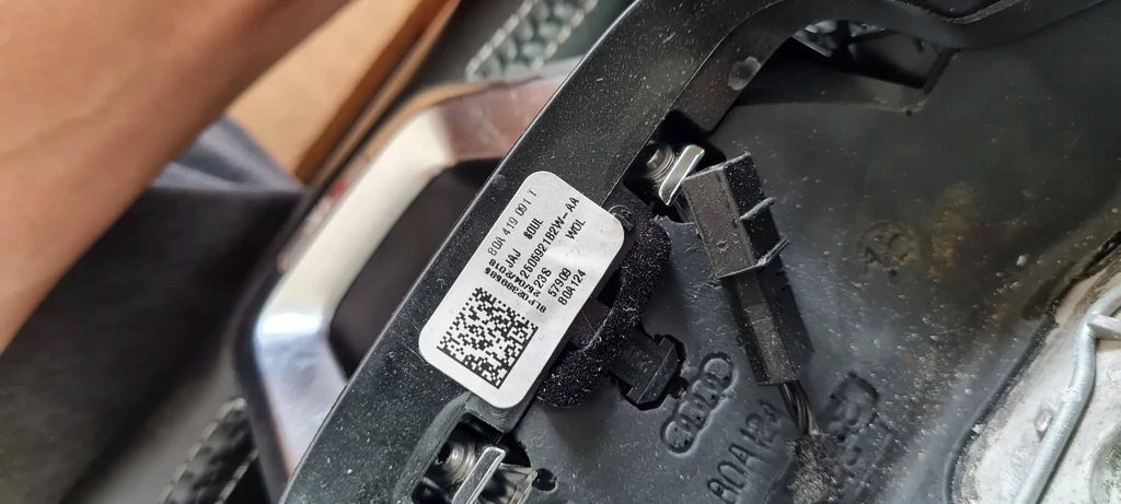 фото №14, Sq5 q5 80a повітропровід шкіра шкіряний пелюстки перемикання 80a419091t