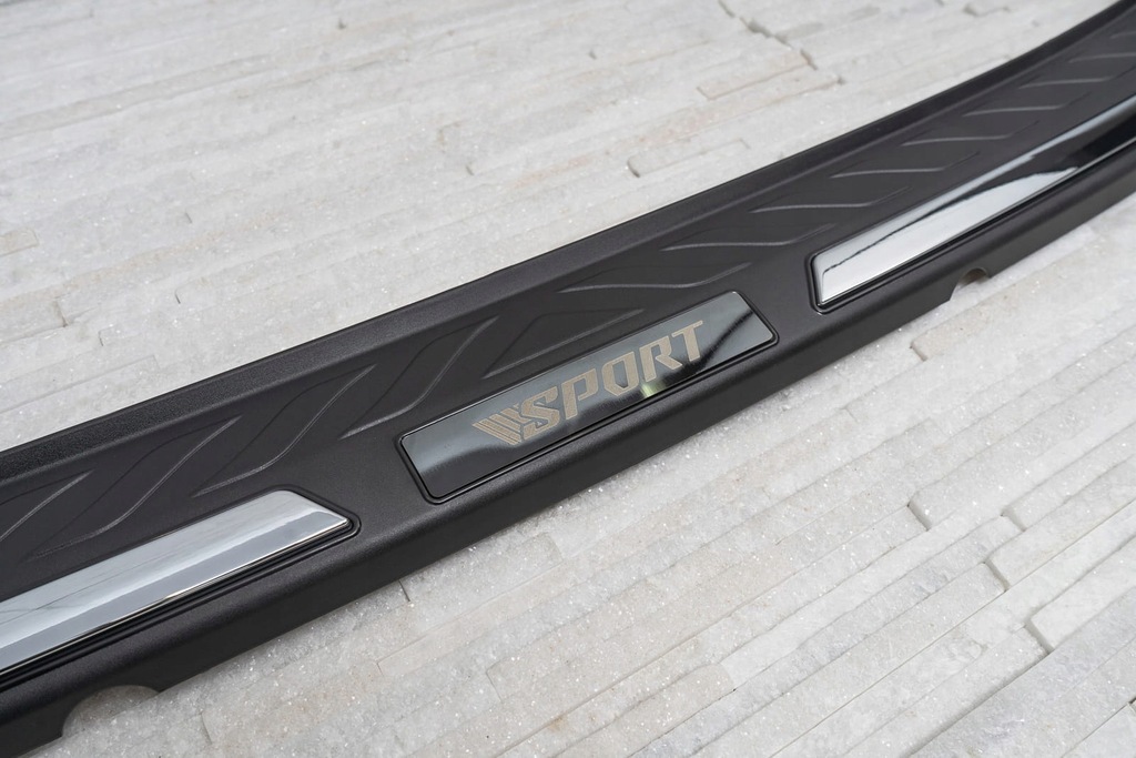 фото №12, Mitsubishi outlander iii gf 2018-2021 защитная молдинг заднего бампера