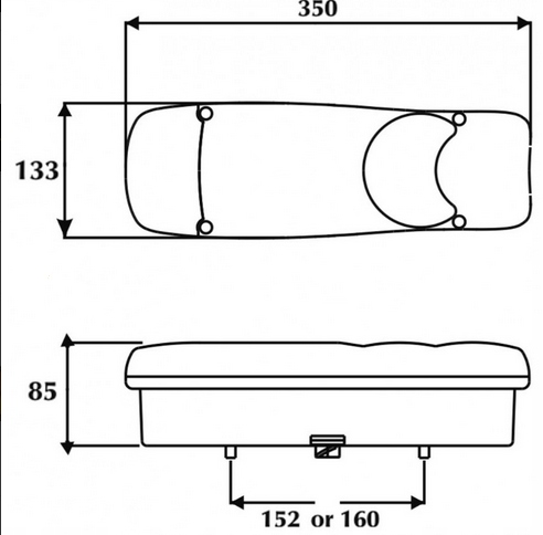 фото №2, Ліва лампа задня контейнер задня renault master 2010
