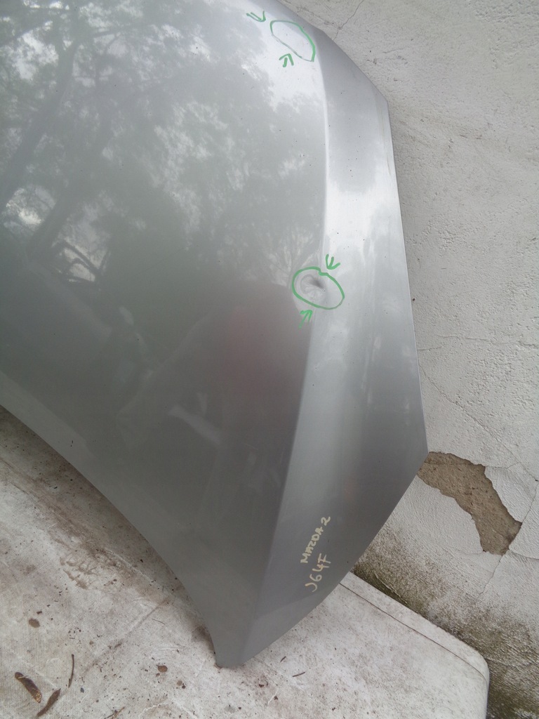 фото №6, Капот крышка двигателя mazda 2 ii de 07-14r