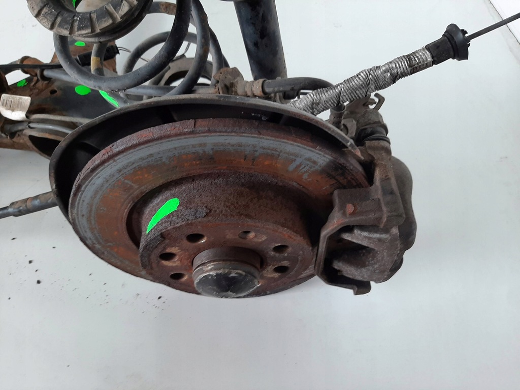 фото №12, Fiat grande punto 1.9d 3d 06r балка подвеска задняя тормозные диски kpl