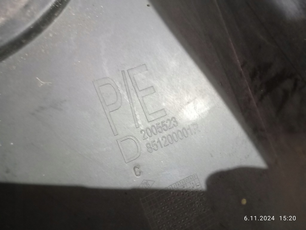 фото №9, Кутик бампера правий задня renault master iii opel movano b 851200001r 11-