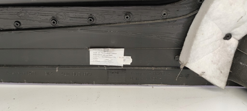 фото №6, Обшивка багажника лівий audi q7 4l 4l0863879g