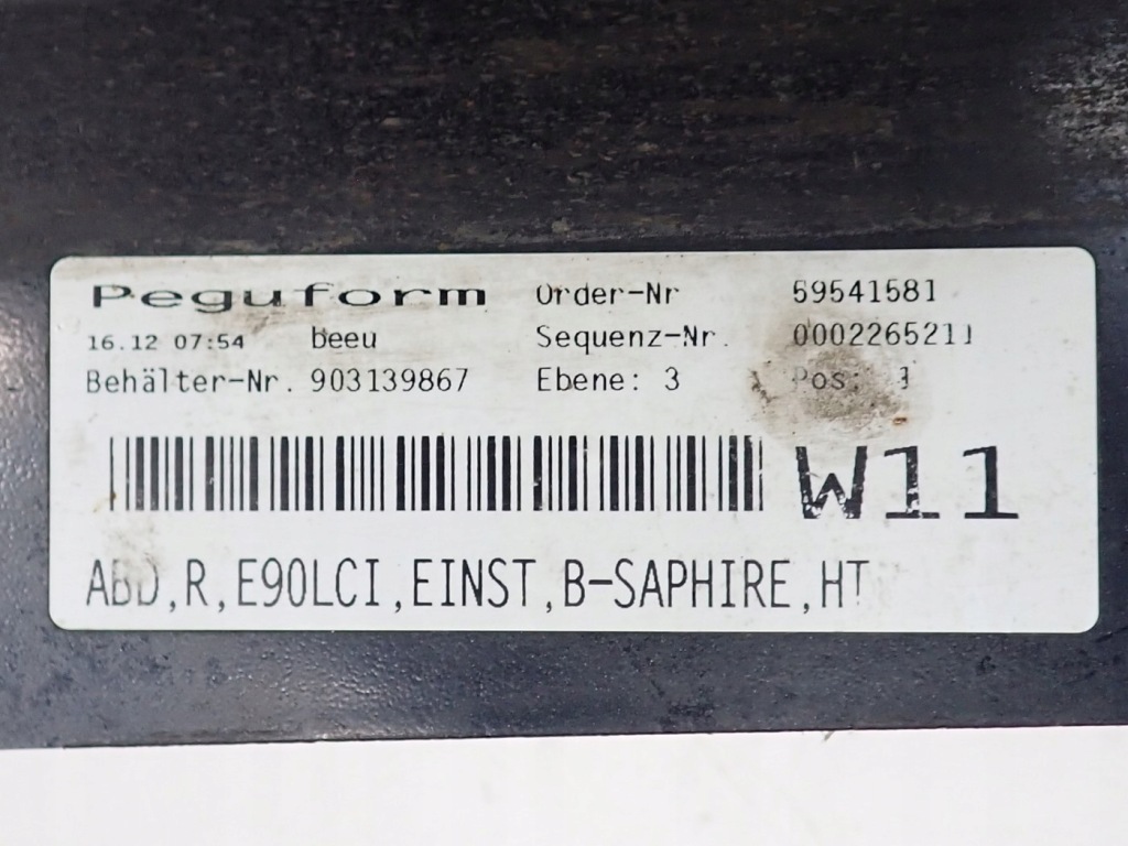 Молдинг накладка порог порог правая bmw 3 e90 рестайлинг  12r с Разборки