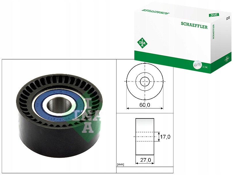 фото №1, Ролик направляющая ремень распределительного вала volvo s60 ii s60 iii s80 ii s90 ii