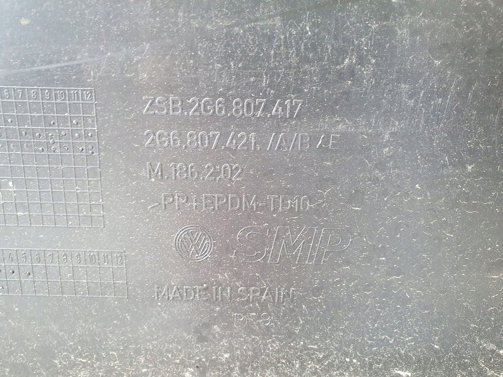 фото №6, Vw polo vi 2g6 gti бампер задняя 2g6807421 оригинал