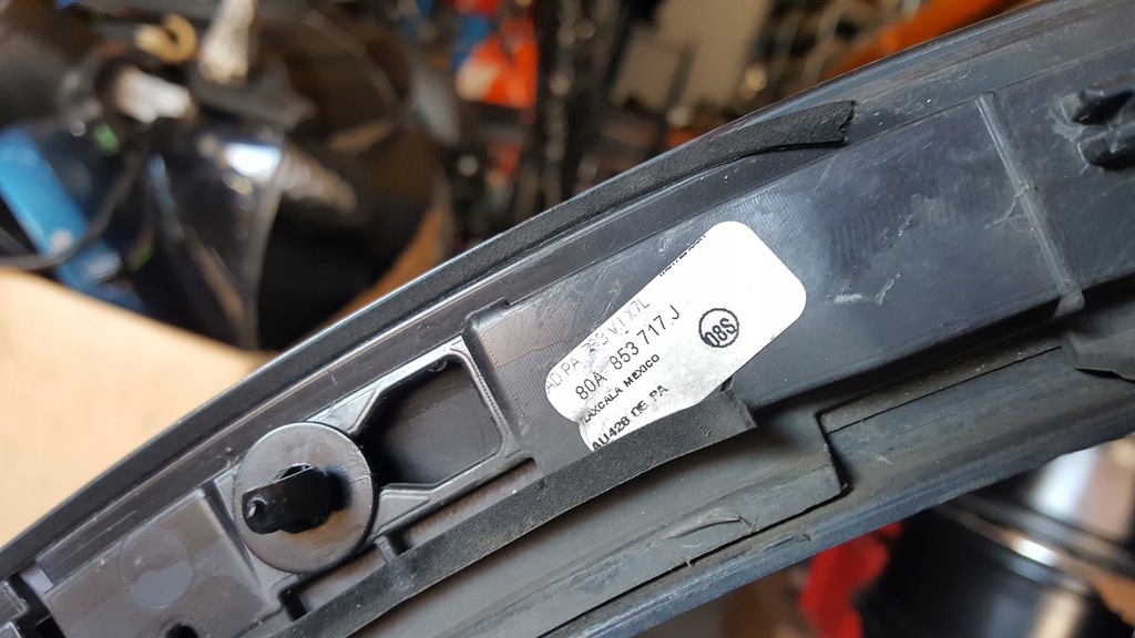 фото №14, Молдинг крила лівий перед audi q5 80a853717j демонтаж