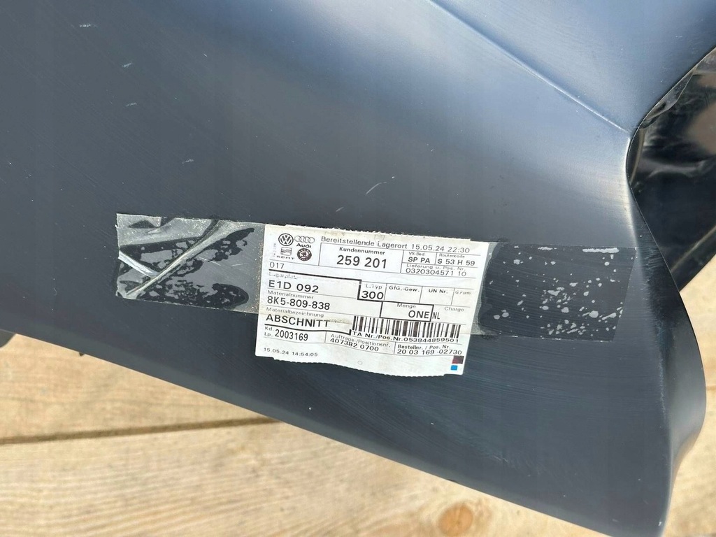 фото №7, Audi a4 b8 08- крыло правый задняя задний sedan 8k5809838