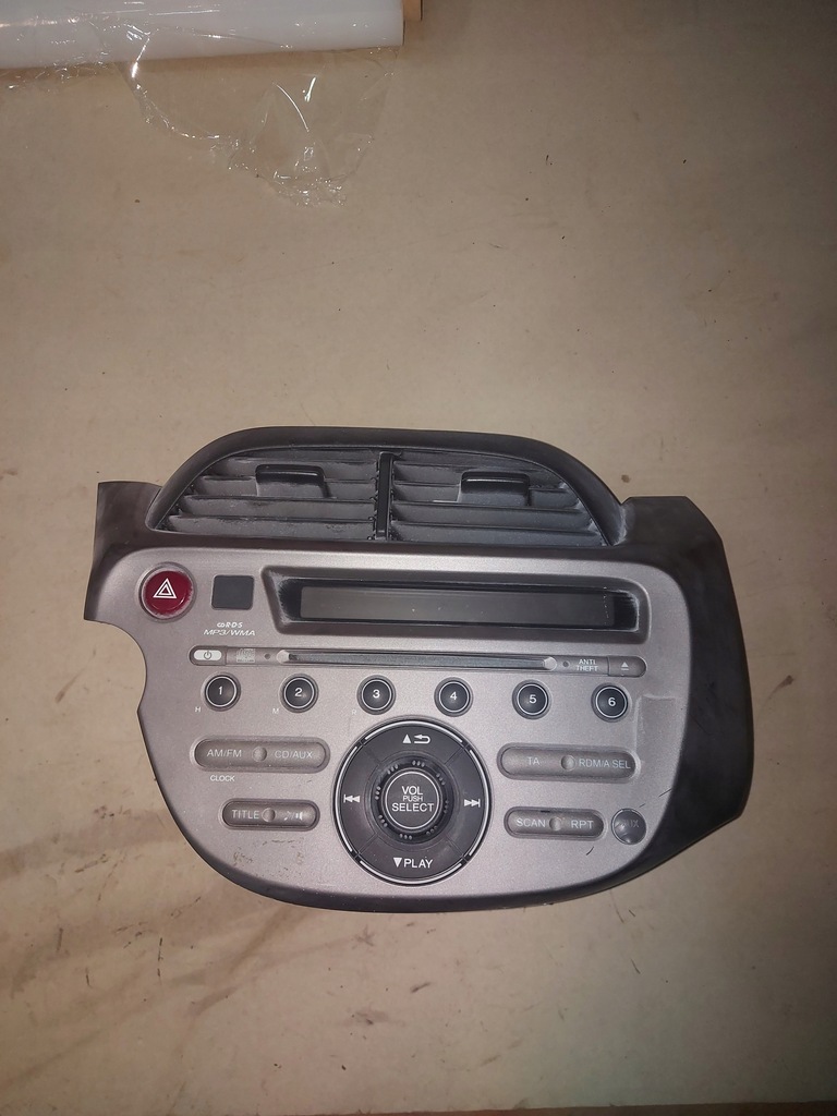 фото №1, Honda jazz iii радіо cd mp3 wma aux панель europa
