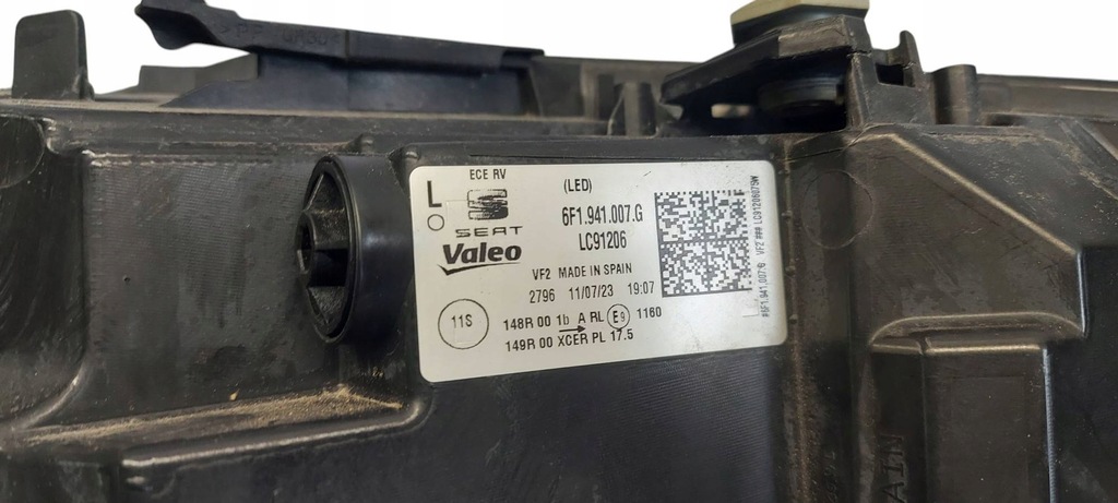 фото №11, Seat arona ibiza v лампа левый перед левая передняя 6f1941007g