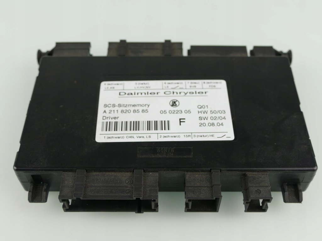 фото №1, Mercedes slk r171 модуль памяти сиденье scs правый
