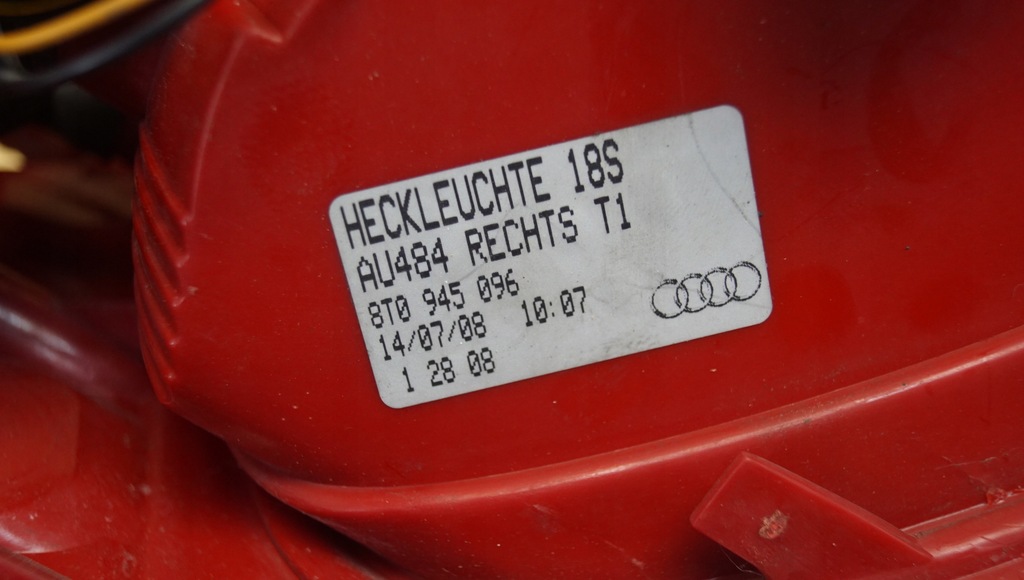 фото №11, Лампа правый задняя audi a5 8t coupe