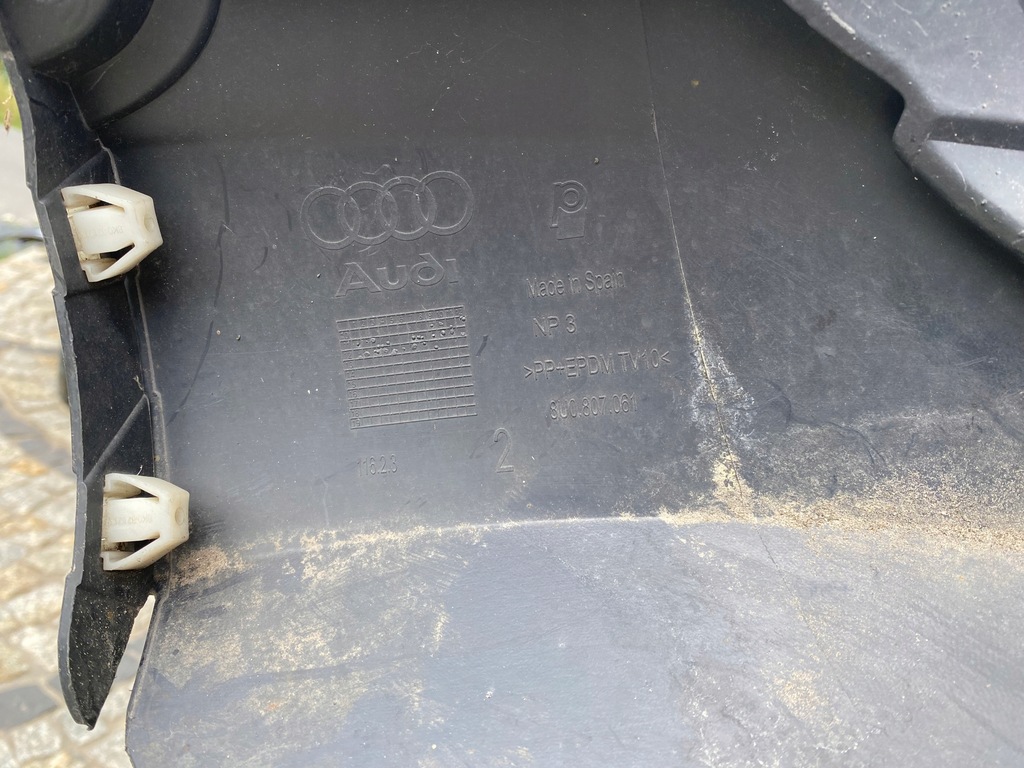фото №9, Audi q3 8u спойлер накладка бампера перед 8u0807061 оригинал