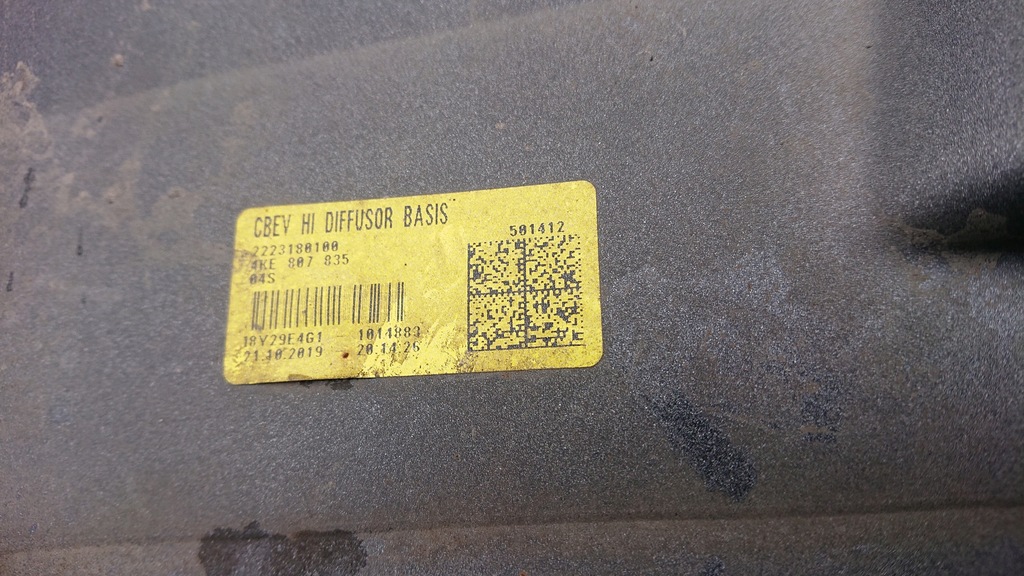 фото №12, Audi e-tron 4ke дифузор бампер задній задня