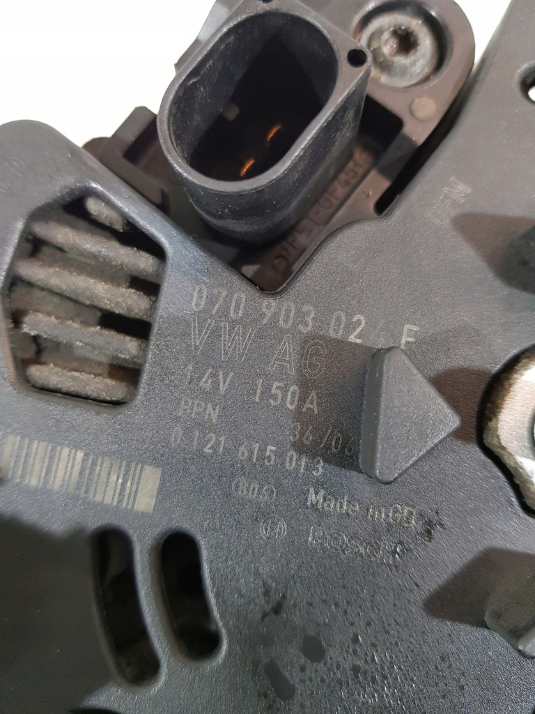 фото №8, Генератор 070903024f vw transporter t5 2.5 tdi axe