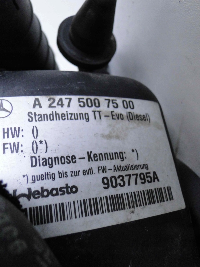 Mercedes b w247 247 webasto дизель om 608 654 Зі Шроту