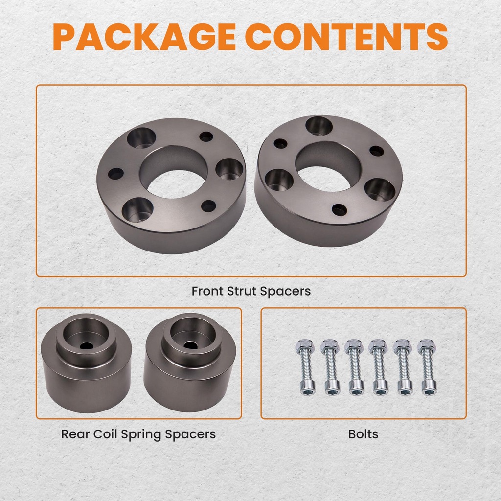 фото №14, 3 "перед 2" задній набір підйомника poziomującego dla dodge ram 1500 4wd 2009-2024